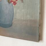 Oil on ancient canvas