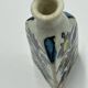Trilobe enameled earthenware bottle, Persia, Iznik, 19th century