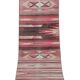 Vintage Turkish hallway rug 75x638 cm