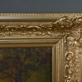 Tableau « Mare sous les Bois » signé A. Salvignac – Début XXe