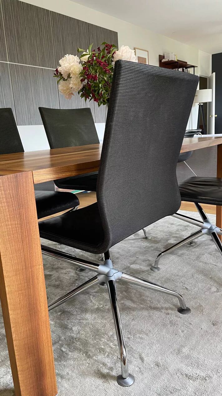 4 Herbert Ohl chairs for Rosenthal Einrichtung, 20th century.