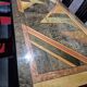 Maurice Villency GC Colombo Italia black lacquer high-gloss dining set