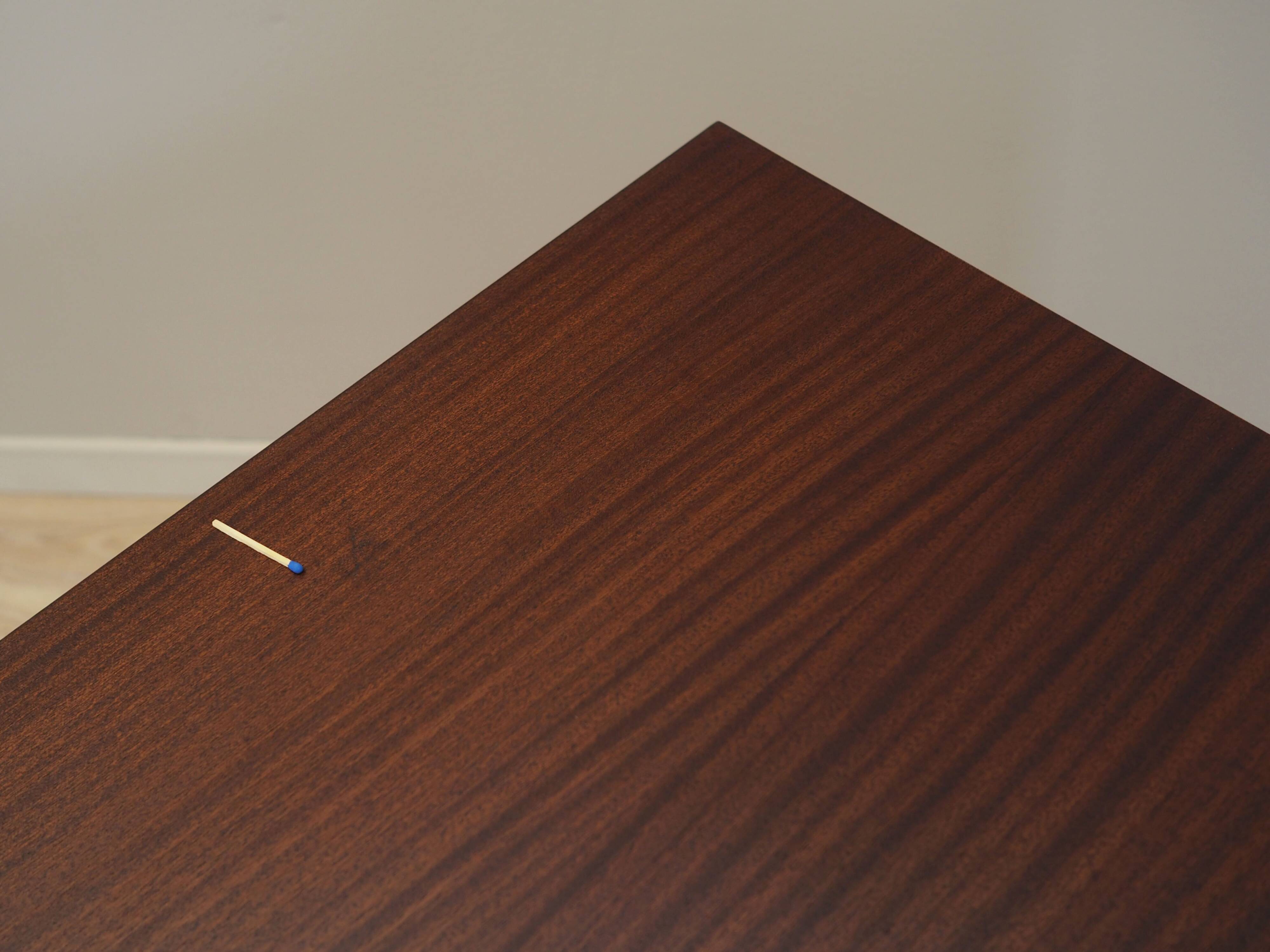 Mahogany chest of drawers, Danish design, 1970s, manufacturer: Omann Jun