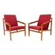 Paire de fauteuils vintage de style scandinave, 1960
