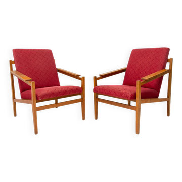 Pair of vintage Scandinavian style armchairs, 1960.