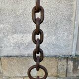 Brutalist chain floor lamp base