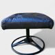 Vintage IKEA Leather Footstool – Circa 1970