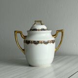 Sucrier en porcelaine de Limoges Vignaud.