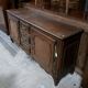 Louis XV oak buffet in enfilade style.