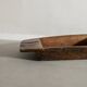 Antique Swedish Large Wabi Sabi Dark Wooden Tray, 1800s