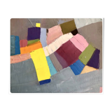 Abstract Oil Painting with Knife