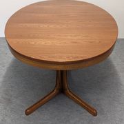 Table ovale de salle à manger extensible Baumann, France vers 1970