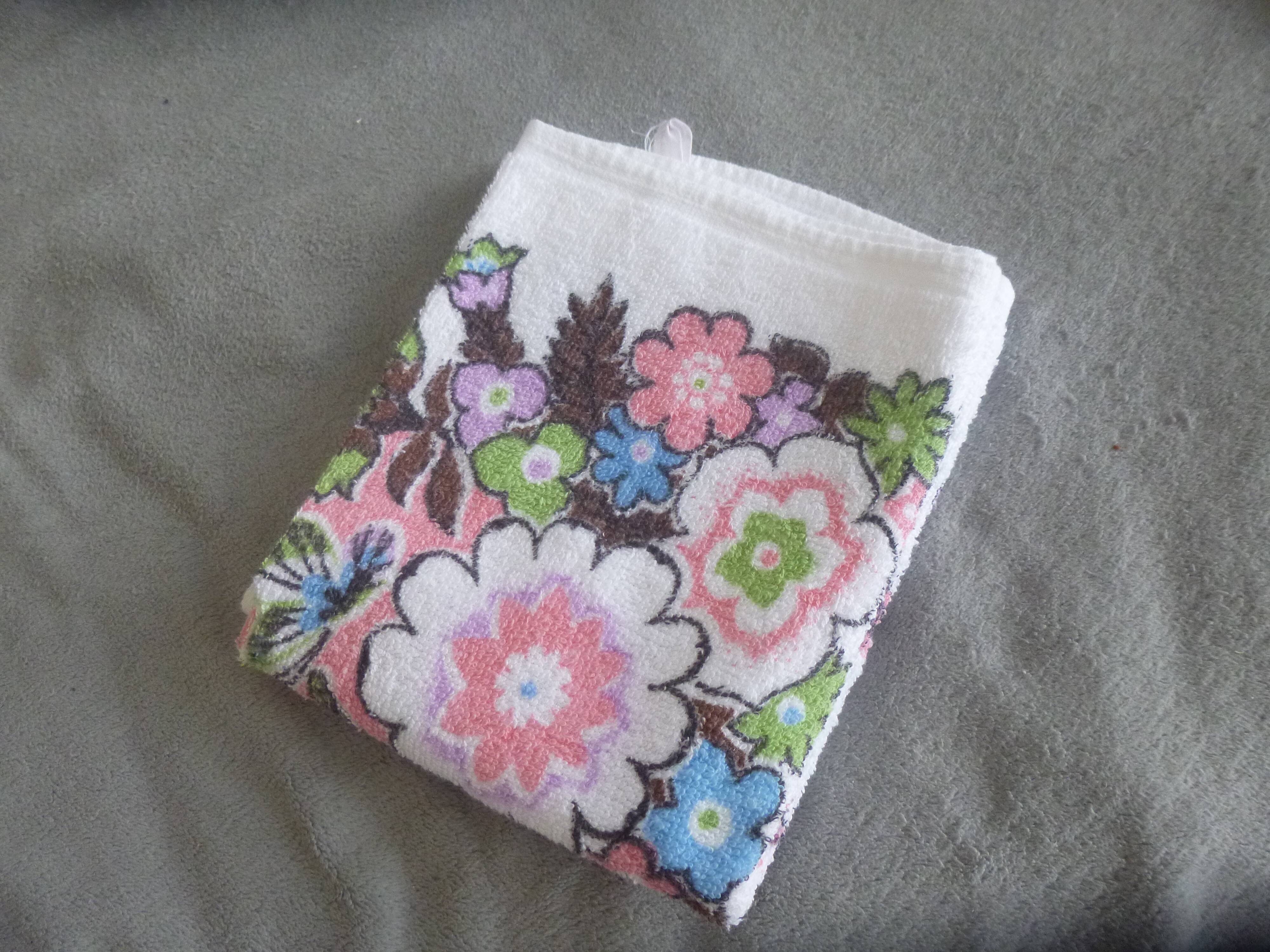 60s terry kitchen towel