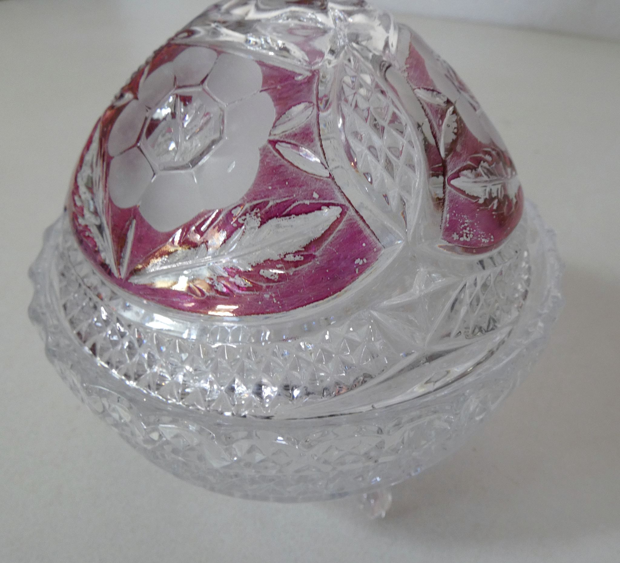 Bonbonnière en cristal