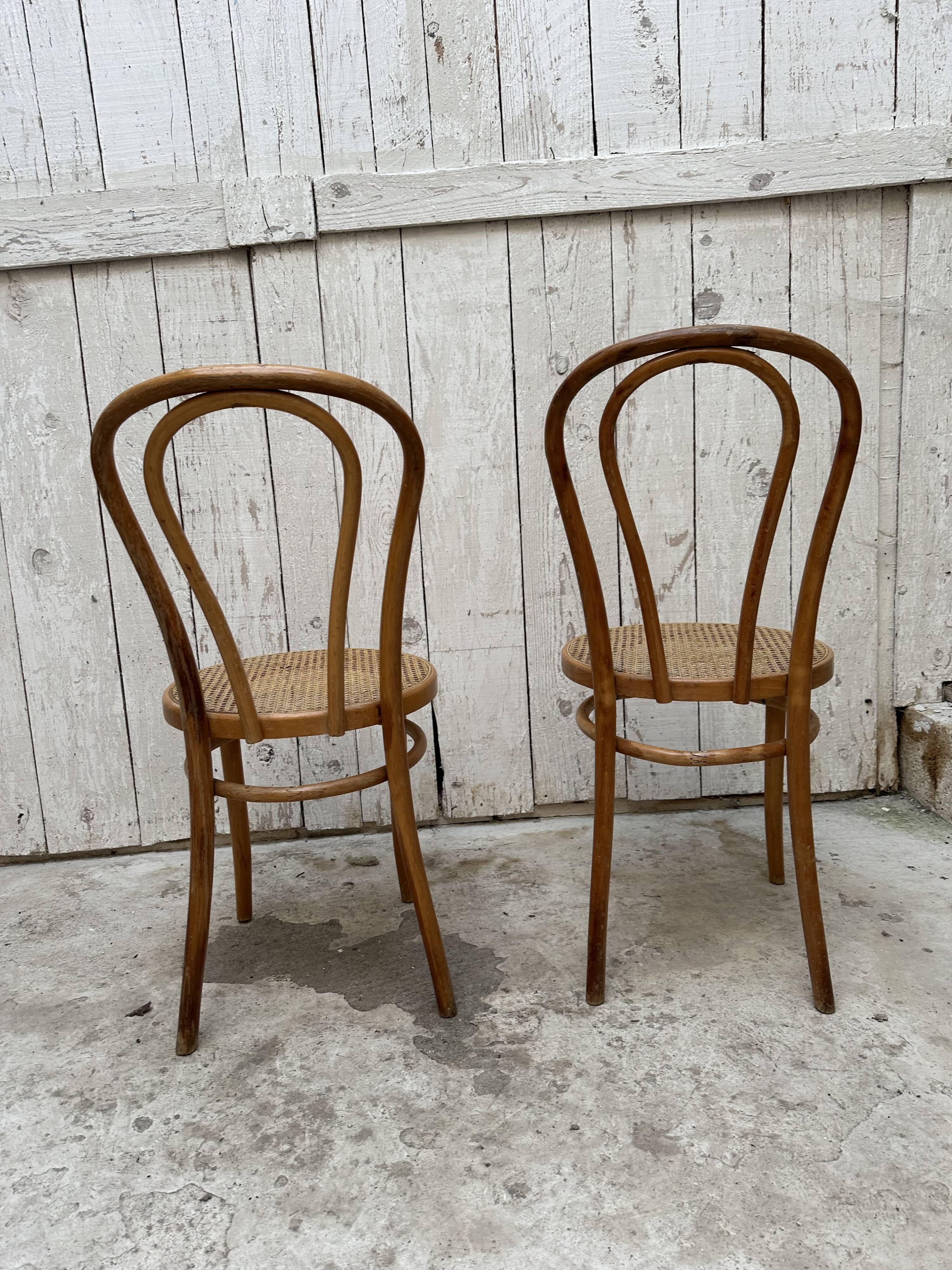 2 bistro chairs