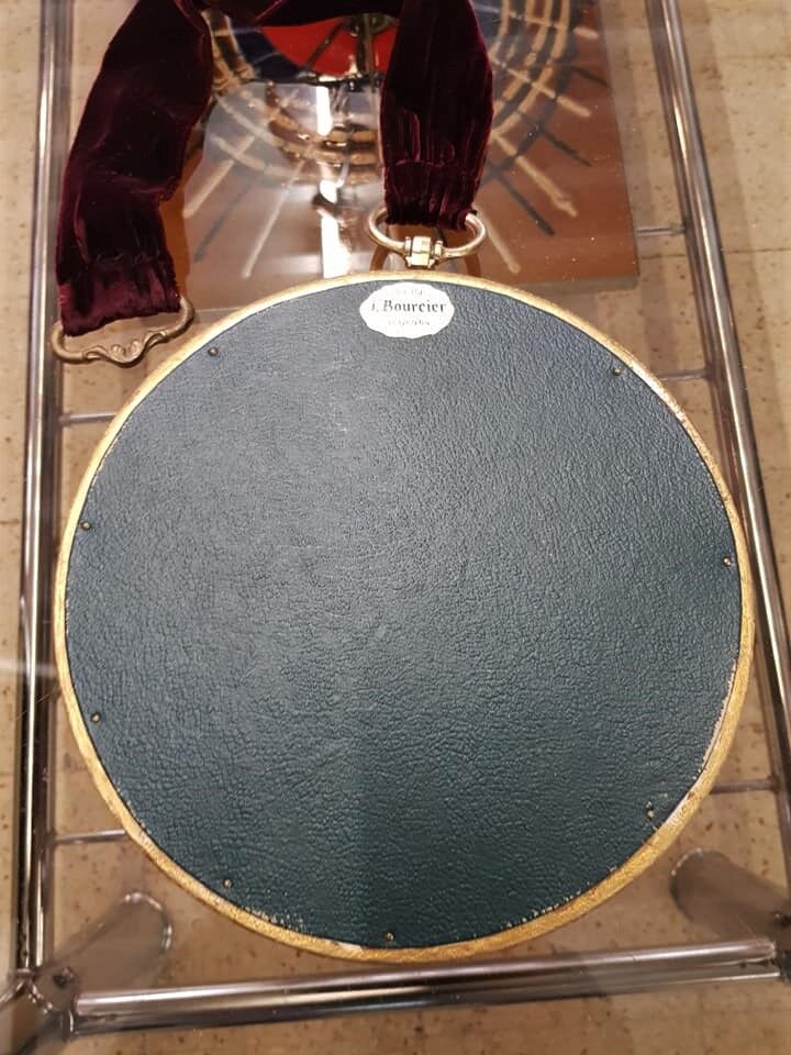 Vintage round witch mirror 60s 70s - 22cm