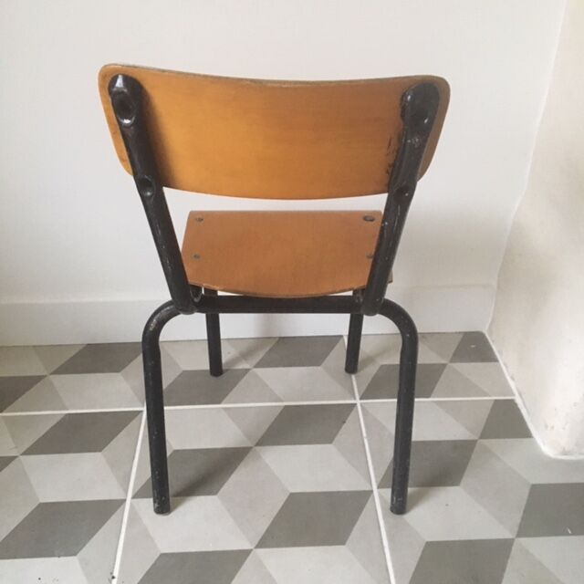 Child schoolboy chair