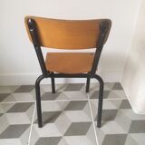 Child schoolboy chair