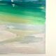 Huile sur toile paysage maritime