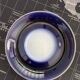Set of 6 coffee cups and saucers in porcelain
