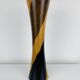 Vase diabolo bois vintage