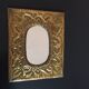 Brass mirror 21x89cm