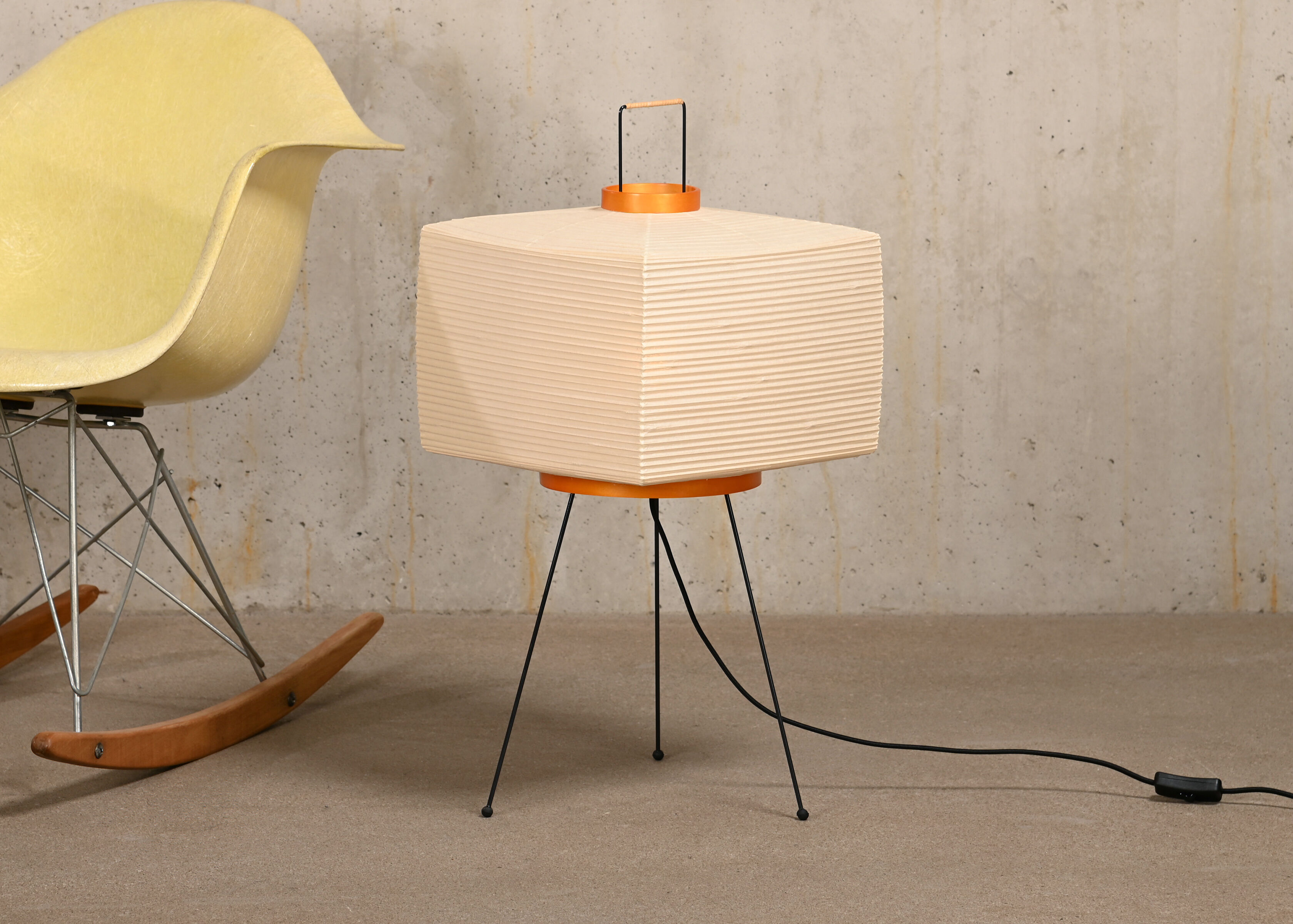 Isamu Noguchi Akari 7A light sculpture by Ozeki workshop and Vitra