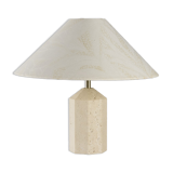 Italian travertine table lamp