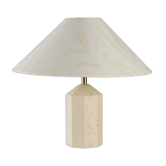 Italian travertine table lamp
