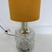 Vintage  Bubble Glass and Chrome Lamp from Doria Leuchten, Germany, 1960s
