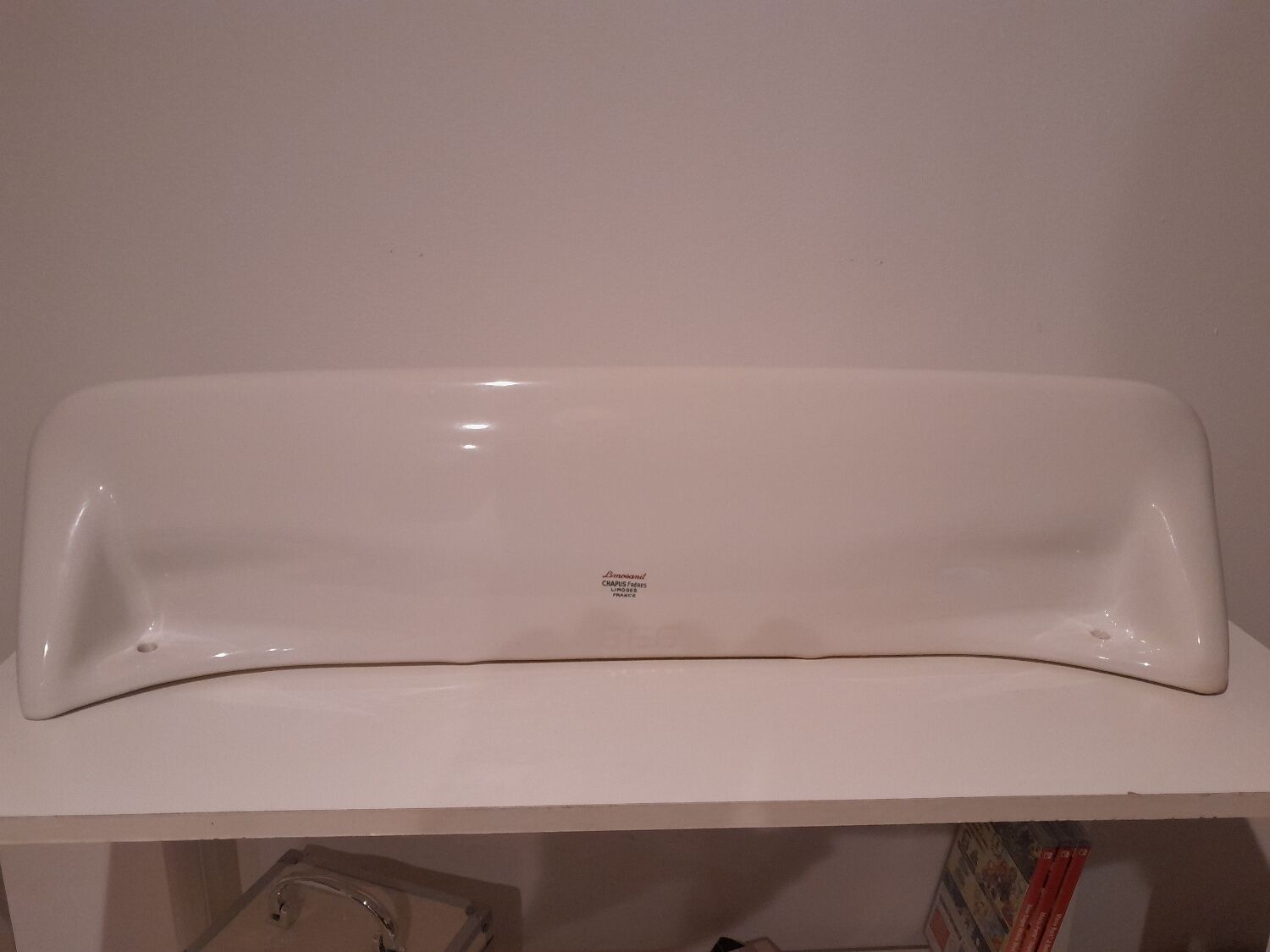 Tablette de salle de bain vintage - Limoges ancien