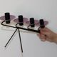 Vintage Metal Coasted  Candleholder