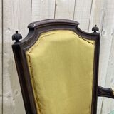 Fauteuil de style Louis XVI en hêtre fin XIXème