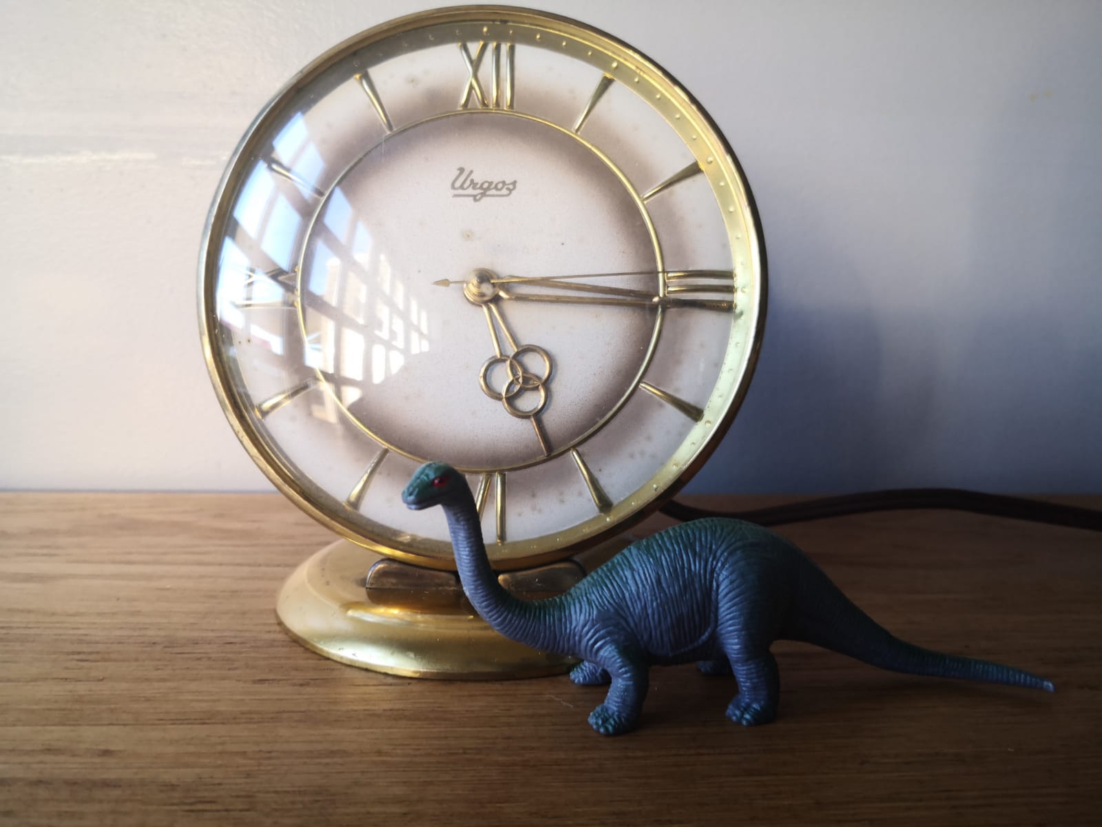 Vintage electric clock, year 60, Urgos clock