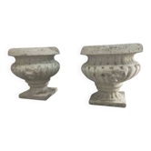 Pair of cement vases from the 1920s