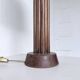 1940s Art Deco oak desk lamp
