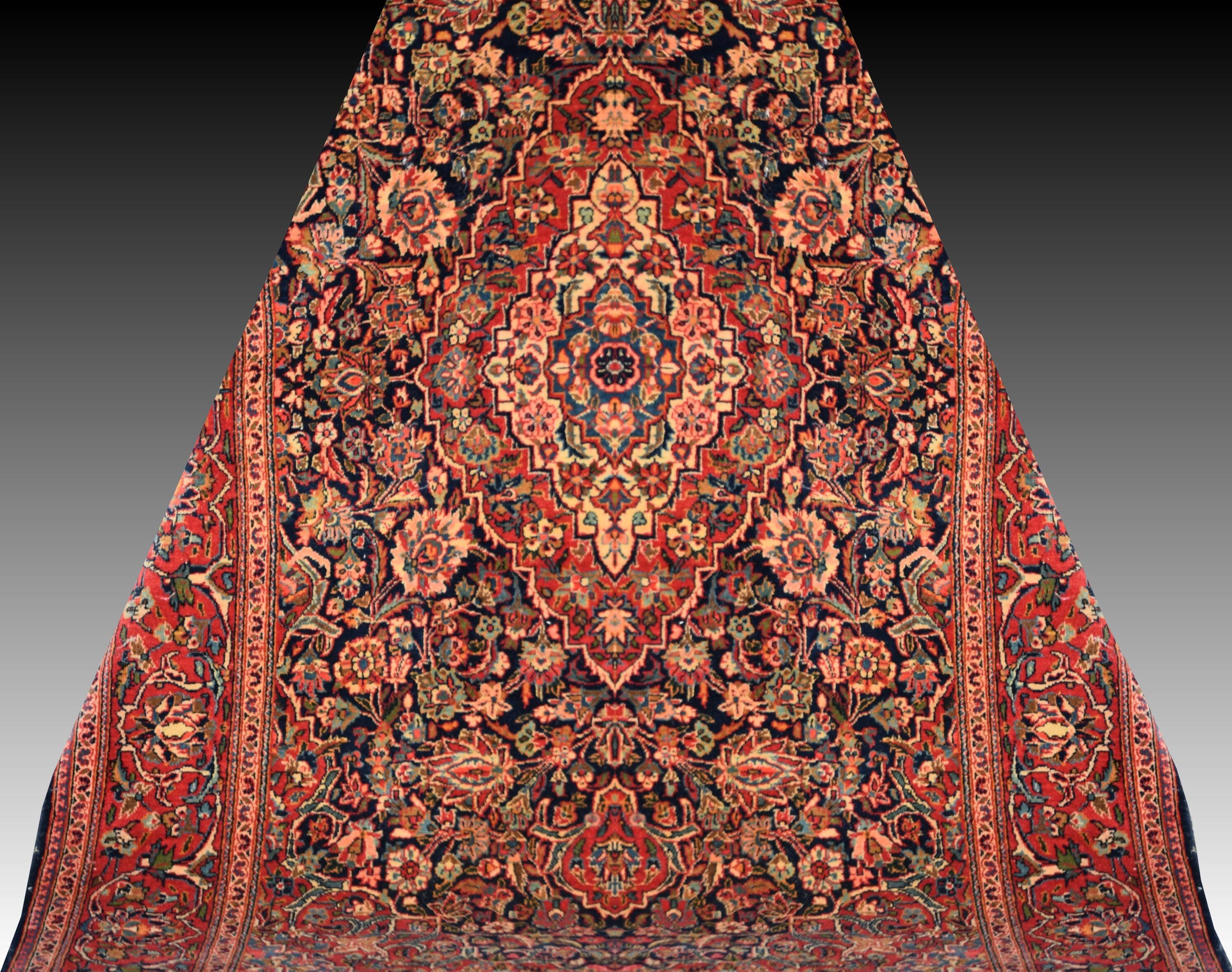 Persian Oriental carpet Iran Kashan - Size: 1.32 x 2.12 metres