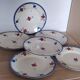 6 dessert plates Mary-Lou Digoin Sarreguemines