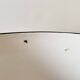 Large vintage basin in white enameled sheet metal