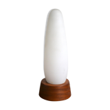 Scandinavian lamp Philips opaline teak