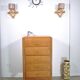 Pair of rattan sconces 1960
