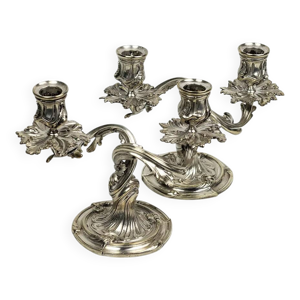 Paire de bougeoirs Christofle