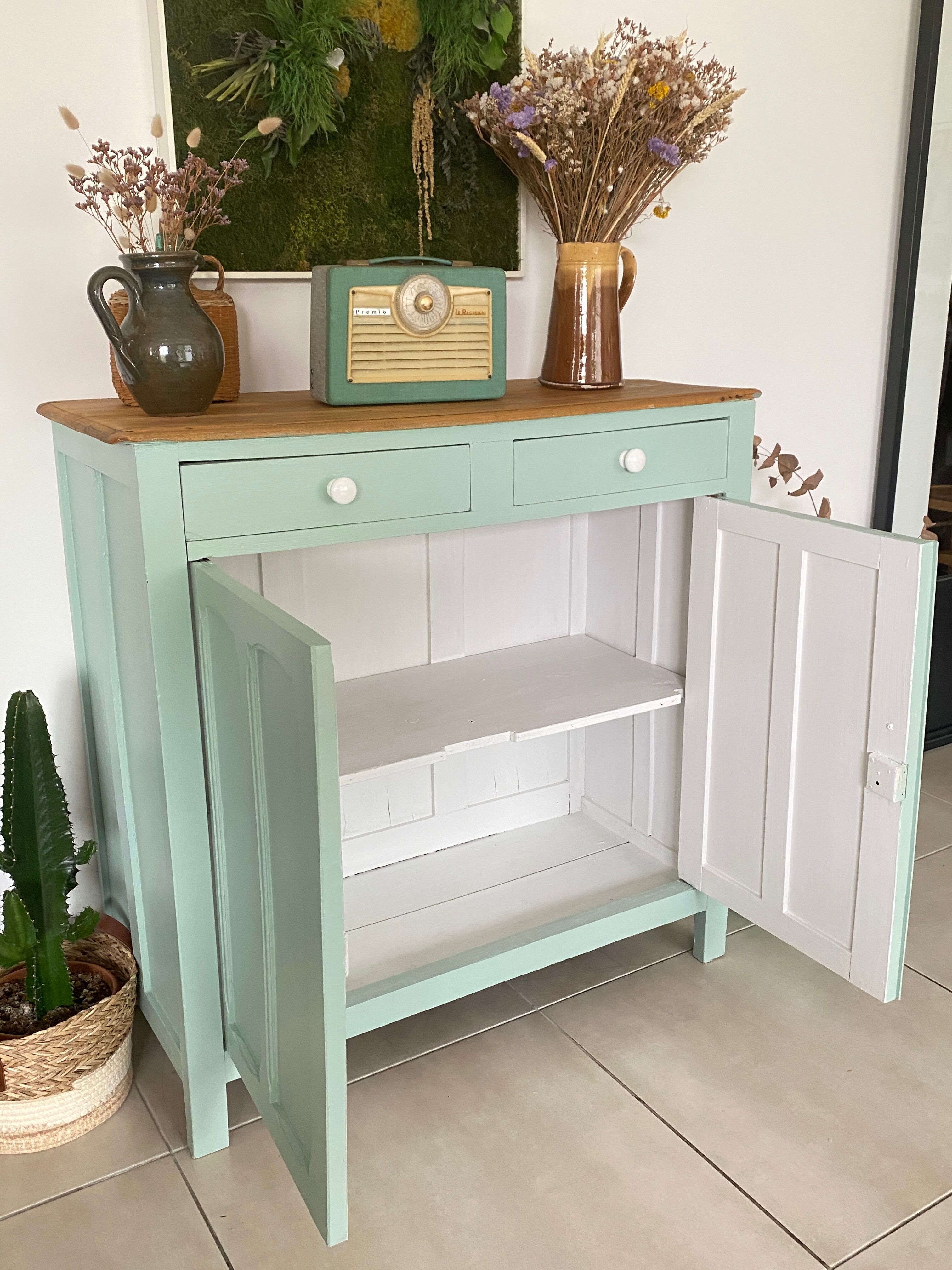 Parisian buffet green mint