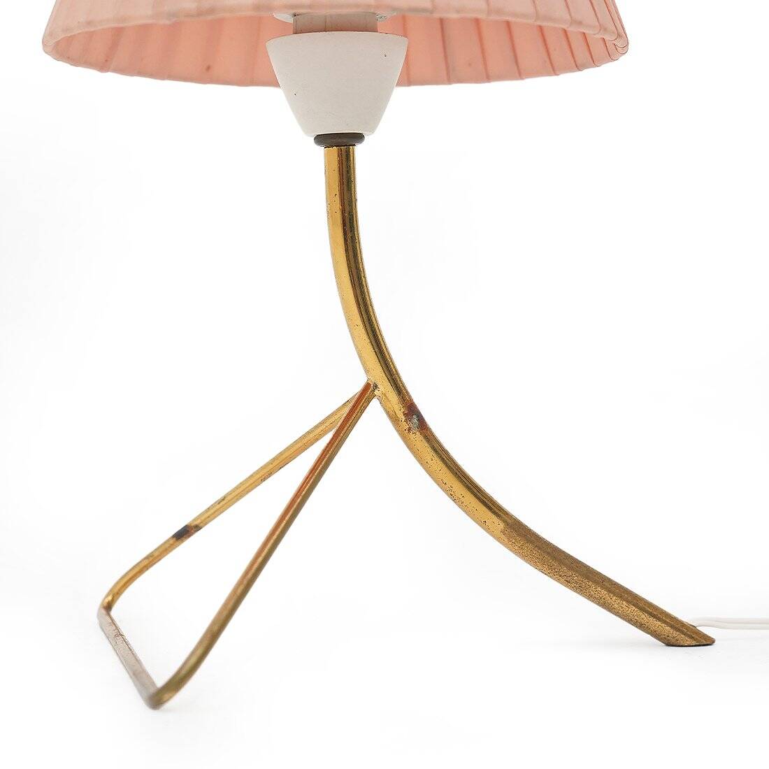 Brass table lamp, 1950s