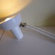 Lampe articulée en tole émaillée 2 bras années 70