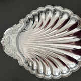 Plat en inox forme coquillage