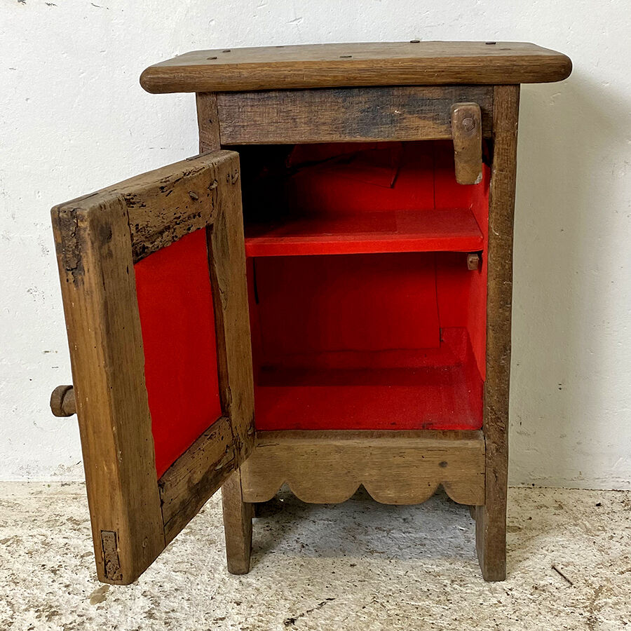 Rustic bedside table