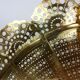 Fireplace peacock tail effect vintage, brass