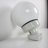 1960's Wall Lamp Porcelain and Glass, Czechoslovakia