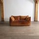 Le Bambole sofa in buffalo leather by Mario Bellini for B&B Italia, 1970s